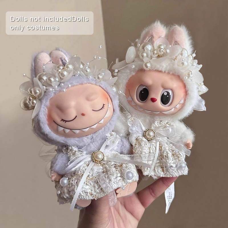 Unique Handmade Cute Pearl Princess Skirt Costume