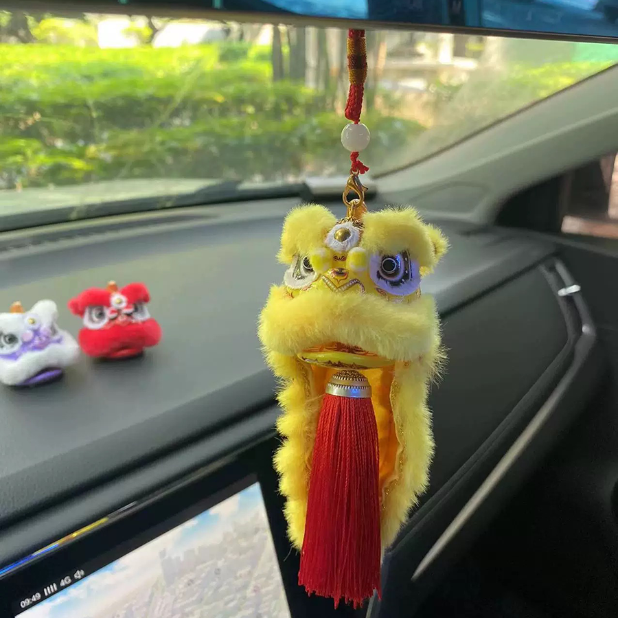 Mini Lion Dance Spirit Figurine | Symbol of Courage & Celebration