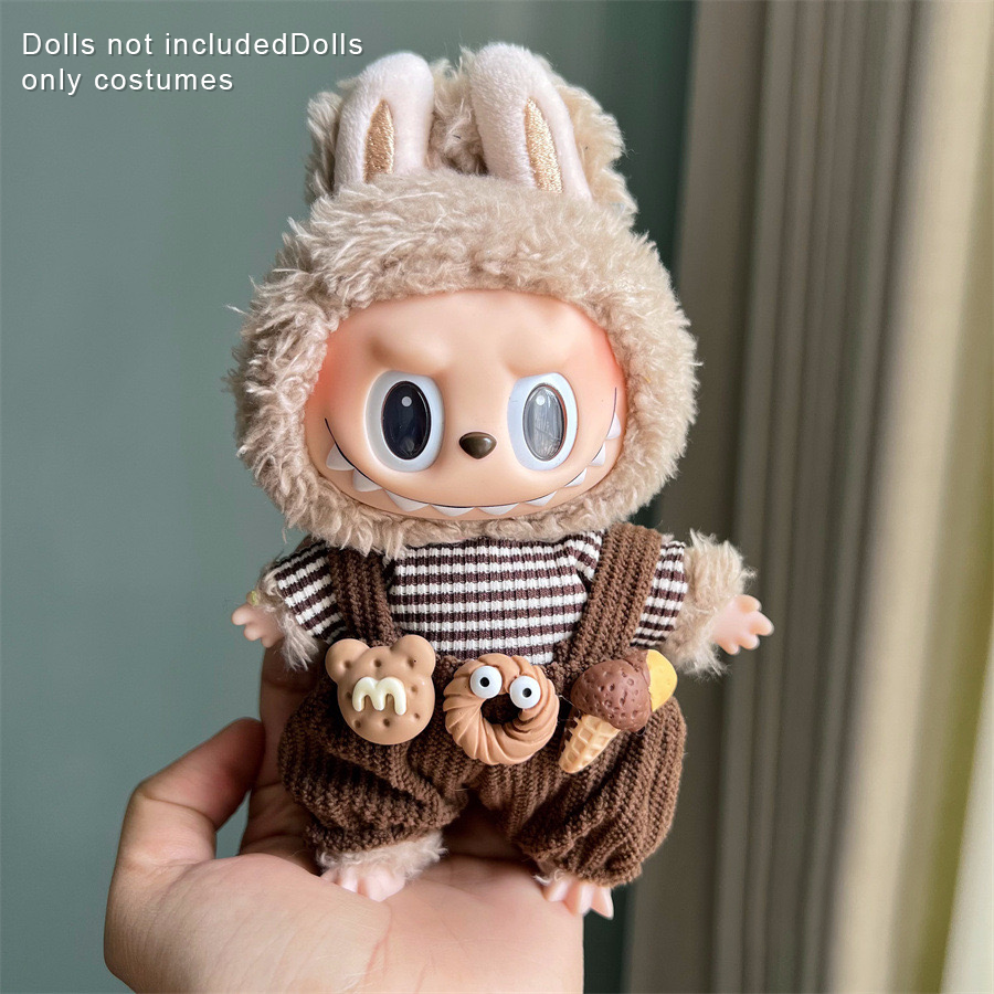 Handmade brown trendy clothing collection
