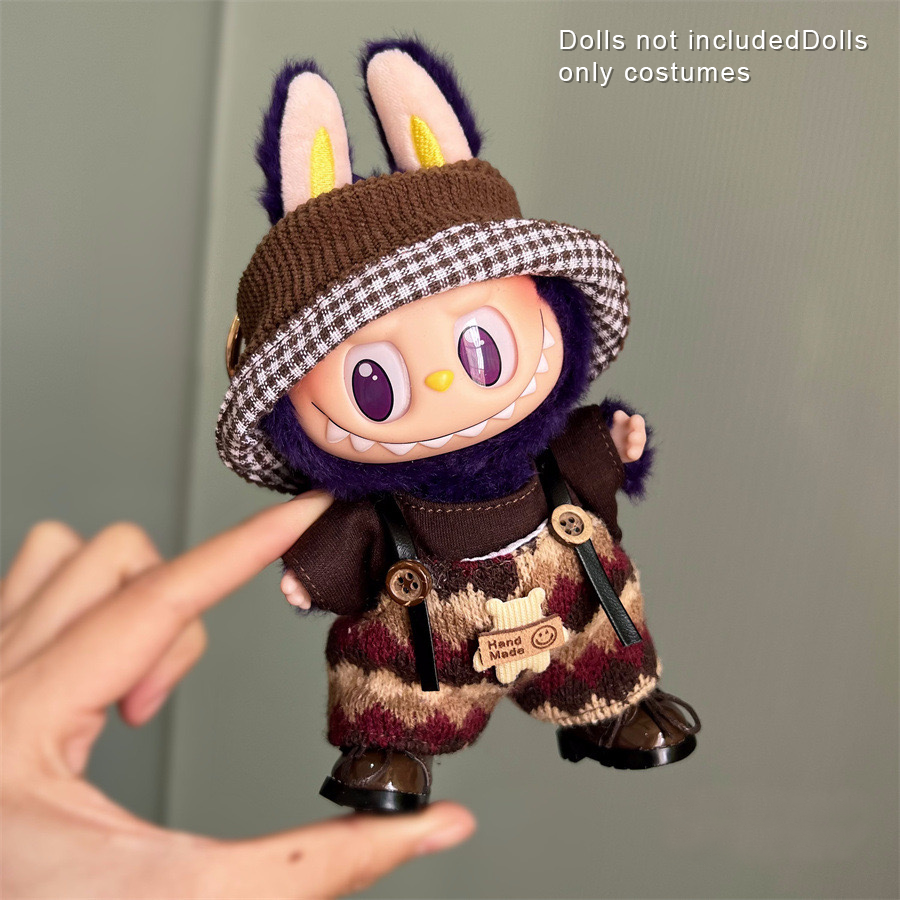Handmade brown trendy clothing collection