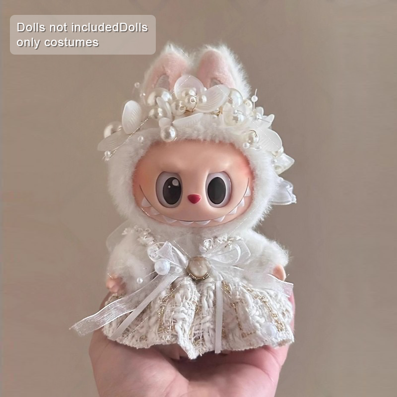 Unique Handmade Cute Pearl Princess Skirt Costume